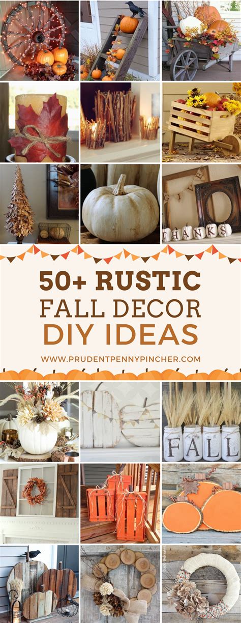 50 Rustic Fall Decor Ideas Prudent Penny Pincher