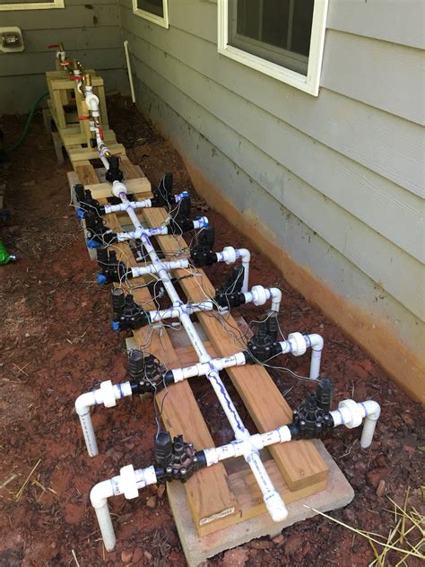 The sprinkler is designed to operate at low pressures as well to reduce the amount of water you need to cover the whole lawn. Price Creek DIY: Sprinkler System Functional