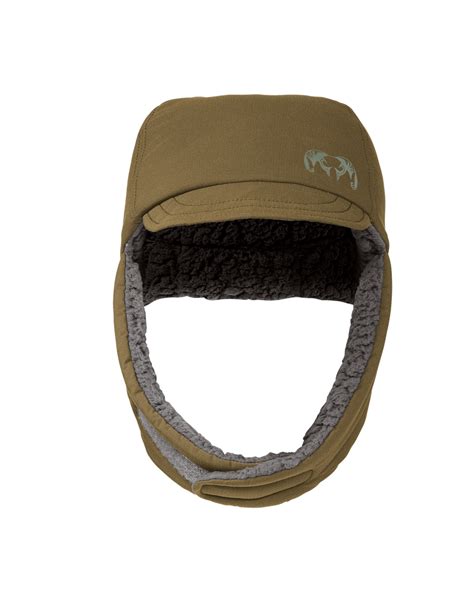 Kenai Bomber Insulated Hunting Hat Bourbon Brown Kuiu