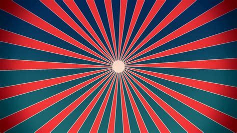 Sunburst In Red And Blue Vintage Style Stock Footage Video 4425551