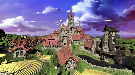 Medieval Castle Minecraft Map Nelofetish