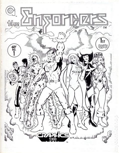 Enforcers Magazine 1978 Comic Books