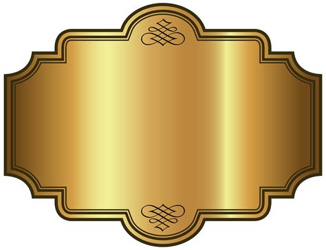 Plaque Template Png Free Logo Image