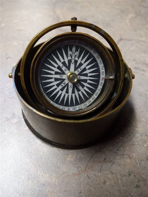 Vintage Gimbal Compass Etsy Canada