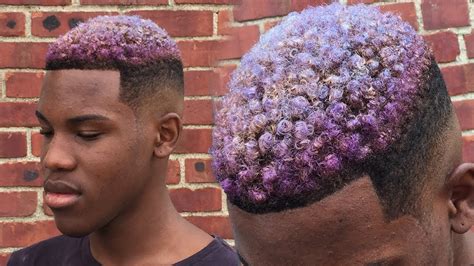 20 Fantastic Ideas Black Men Dyed Hair Purple Holly