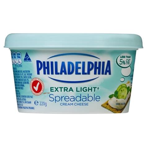 Buy Philadelphia Cream Cheese Extra Lite 220g Online At Nz