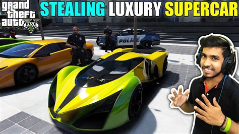 Stealing Techno Gamerz Luxury Supercar Gta 5 Gameplay Pakistan Youtube