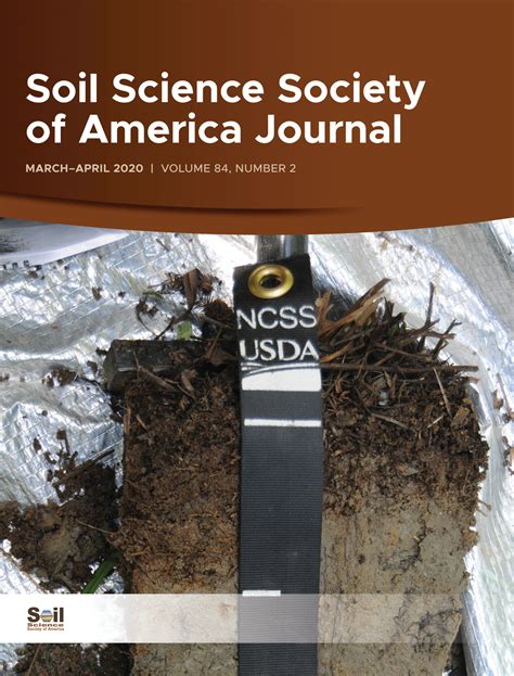 Soil Science Society Of America Journal Wiley Online Library