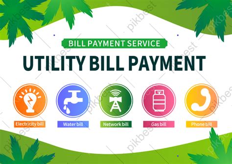 Utility Bill Payment Template Ai Free Download Pikbest
