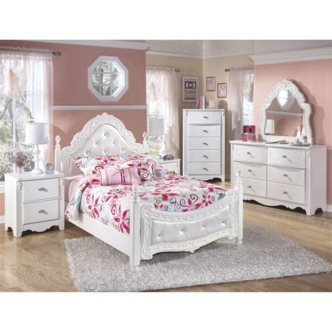 We offer fully customizable kids bedroom sets so you can buy what you need! Signature Design by Ashley Exquisite Four Poster ...