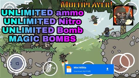 How to download Mini Militia(old) hack version download Link - YouTube