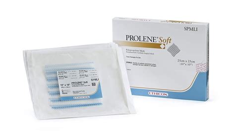 White Ethicon Prolene Soft Polypropylene Mesh Packaging Type Box At
