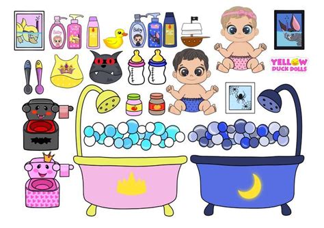 How To Make Paper Doll Baby Tutorial Easy Papercraft Clipart Printable
