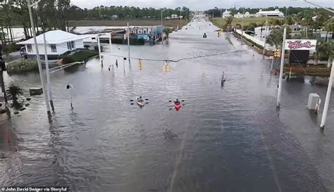 Drone Footage Reveals The Trail Of Devastation Left By Hurricane Sally