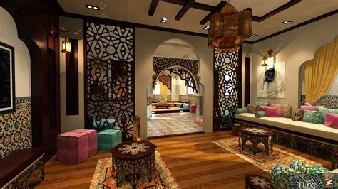 Living Room Moroccan Style Cairo On Behance