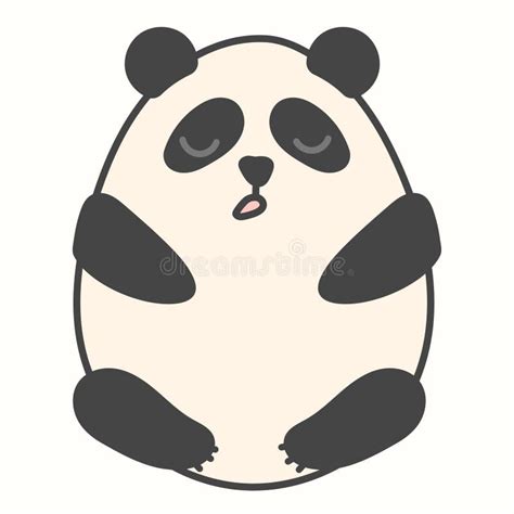 Cute Cartoon Baby Panda Vector Isolated Illustration Of Wild Asian