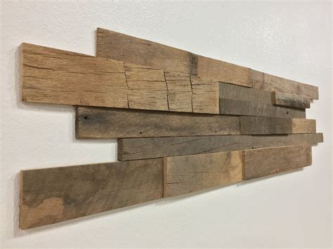 15sf Reclaimed Barn Wood Stacked Wall Panels Reclaimed Wood Wall