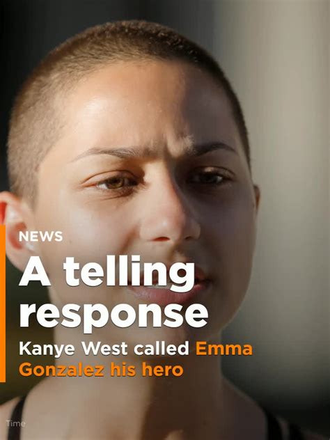 Kanye West Called Emma Gonzalez His Hero