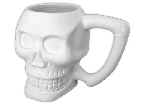 Skull Mug Paint Your Own Ceramic Paint A Potamus Mugs Ceramic