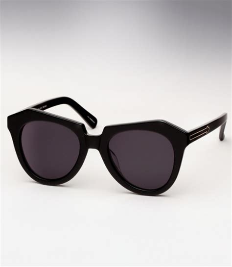 Karen Walker Number One Sunglasses Black
