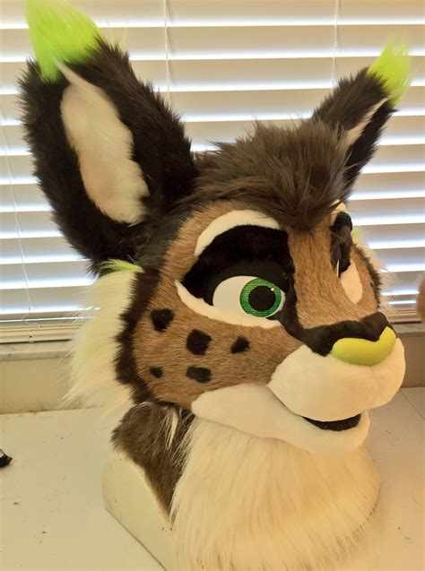 Fursuits By Lacy On Twitter Sochi Is Ready For Final Airbrush And Details 🐾💚 Fursuit