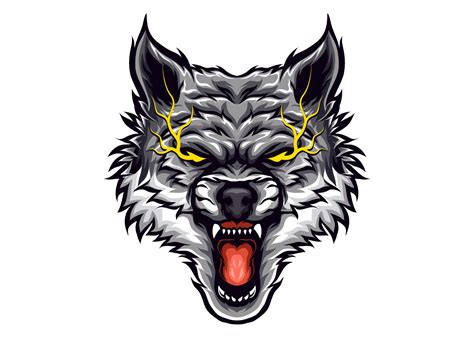 Wolf Vector Art By Pixellence On Dribbble