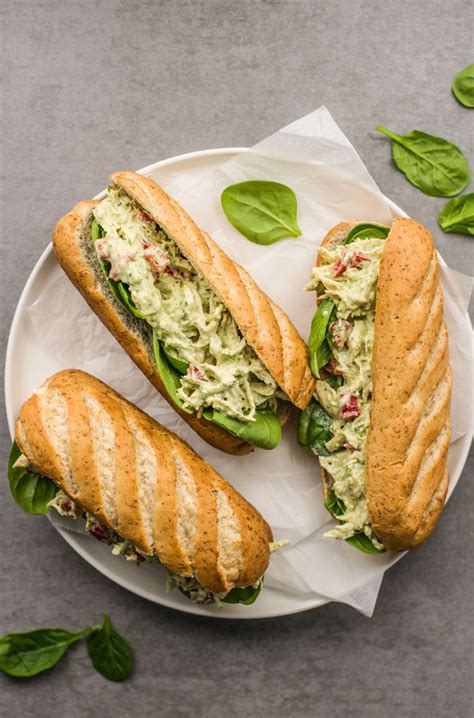 Pesto Chicken Salad Sandwich