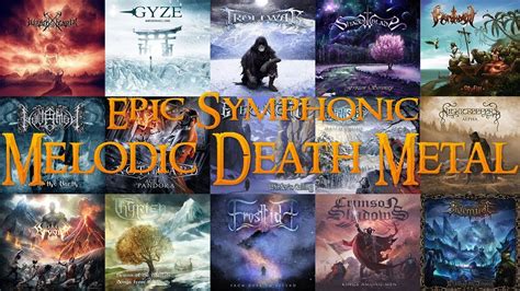 Epic Symphonic Melodic Death Metal Compilation 40 Bands Youtube