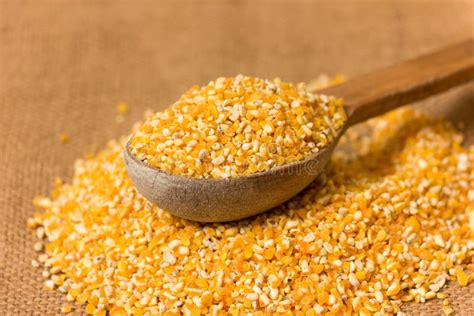 Pile Of Corn Grits Stock Image Image Of Grits Grains 55827817