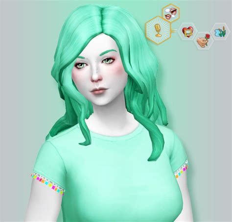 Sims 4 Female Emo Hair Cc Maxis Match