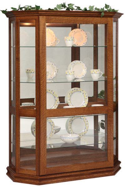 Up To 33 Off Angled Picture Frame Curio Amish Furniture Glass