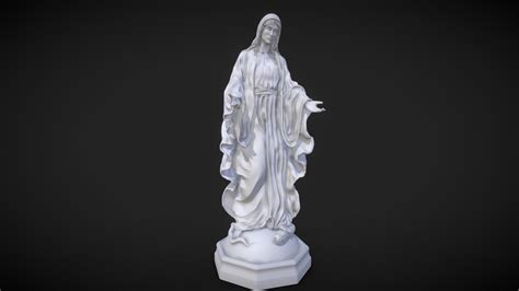 Virgin Mary Statue 3d Model By Bryan T Bt73 484098b Sketchfab
