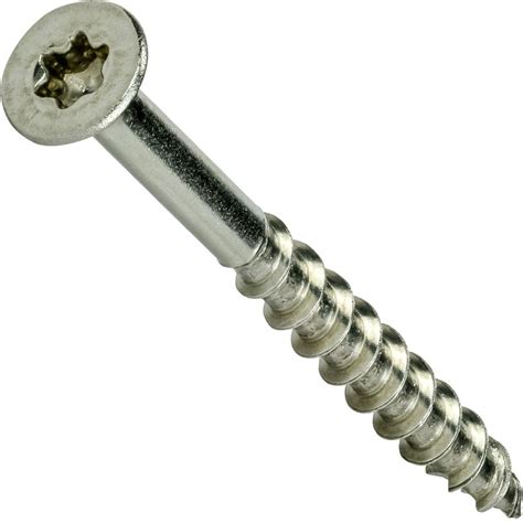 8 Star Drive Torx Bugle Head Deck Screws From 1 14 To 2 Stainless