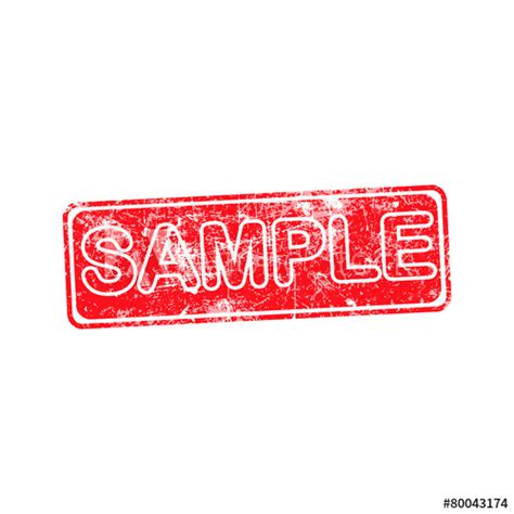 Sample Stamp Vector At Collection Of Sample Stamp