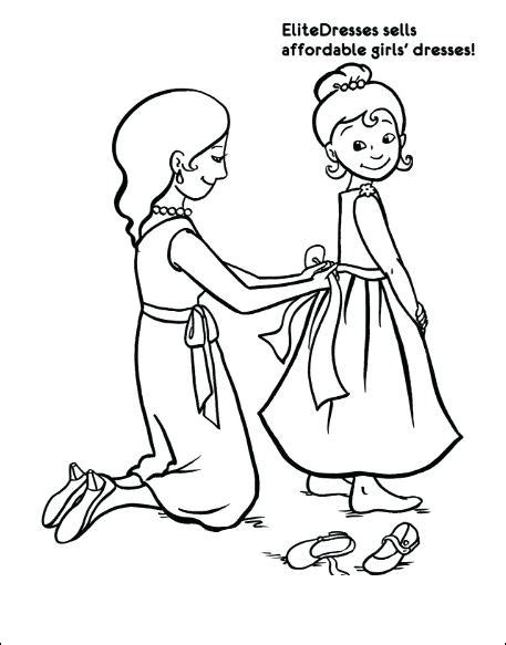 Mother And Daughter Coloring Pages At Getdrawings Free Download