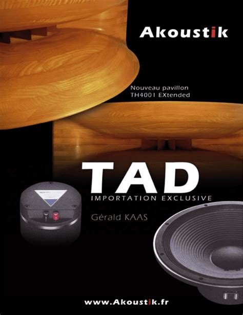 Catalogue TAD | Manualzz