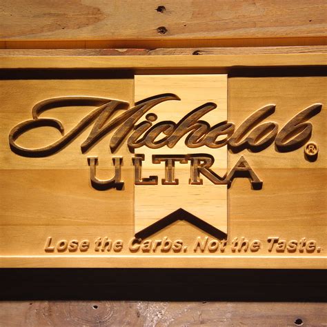 Michelob Ultra Wooden Sign Safespecial