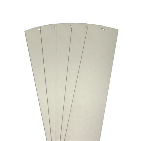 Dalix Lino Vertical Blinds Slats Replacement Parts Off White 705