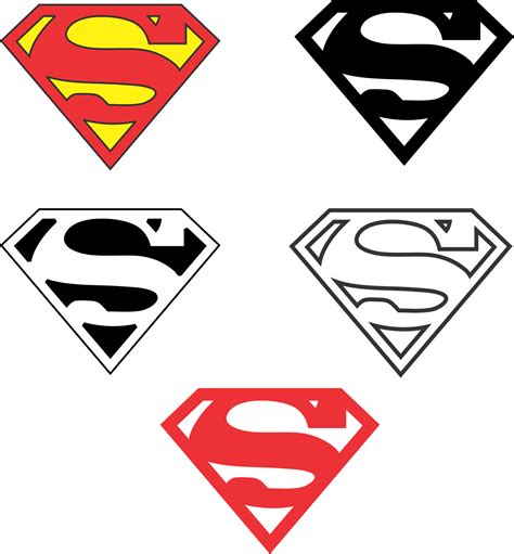 Superman Logo Vector Clipart Best Riset