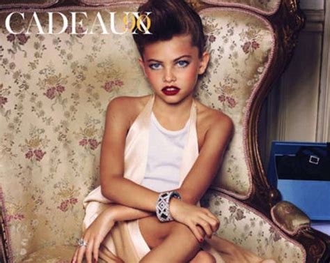 Tnz Paparazzi For U Thylane Loubry Blondeau Shocking Vogue Photos Of Year Old Model