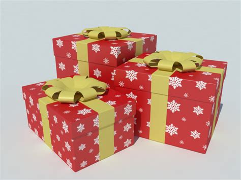 These gift box are offered at mouthwatering prices. Gift Boxes 3D Model - Realtime - 3D Models World