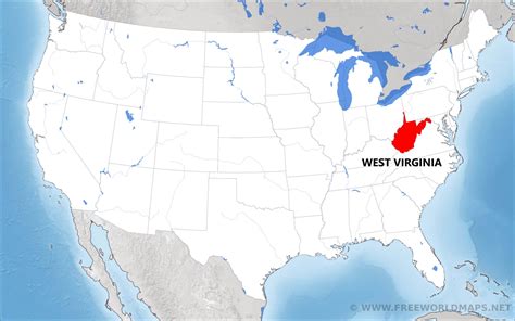 Where Is West Virginia Located On The Map