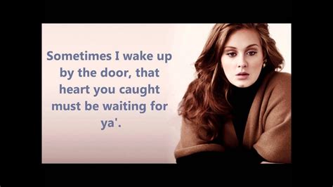Adele Set Fire To The Rain Lyrics High Definition Youtube