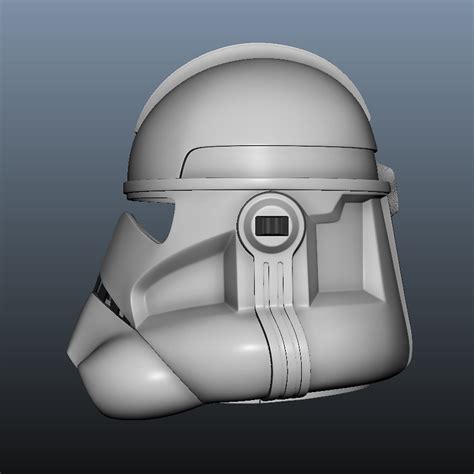 Phase 2 Realistic Clone Helmet 3d File Etsy