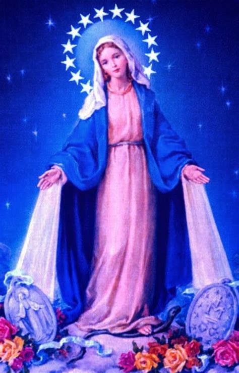 Virgen Medalla Milagrosa Imagen De Cristo Virgen María Oraciones
