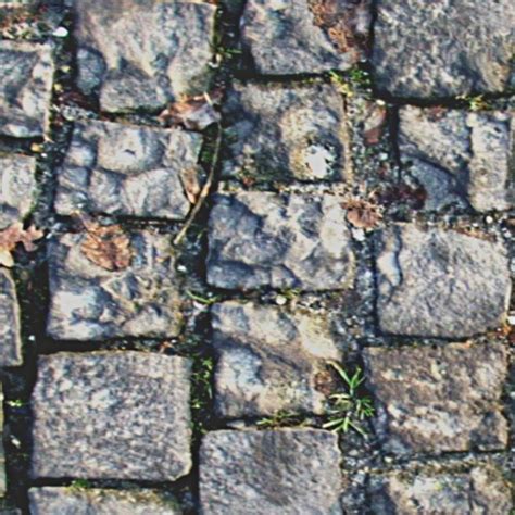 Damaged Street Paving Cobblestone Texture Seamless 07450