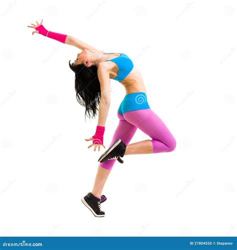 Girl Dancer Jumping Stock Photo Image Of Flexibility 27804550