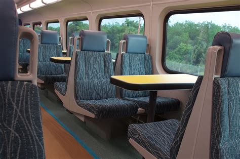 The metal decorative ring that is nib: Photo of the Day: Inside a SunRail Train - bungalower