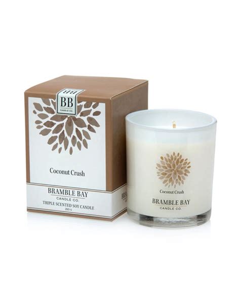 Coconut Crush Soy Candle G Bramble Bay Co Bramble Bay Candle Co