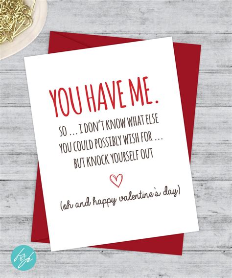 funny valentine s card valentines quirky snarky greeting card by flair and paper on … funny